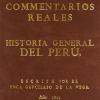 Commentarios reales historia general del peru I