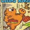 Heathcliff cleans house