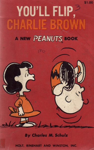 You\'ll flip charlie brown a new peanuts book